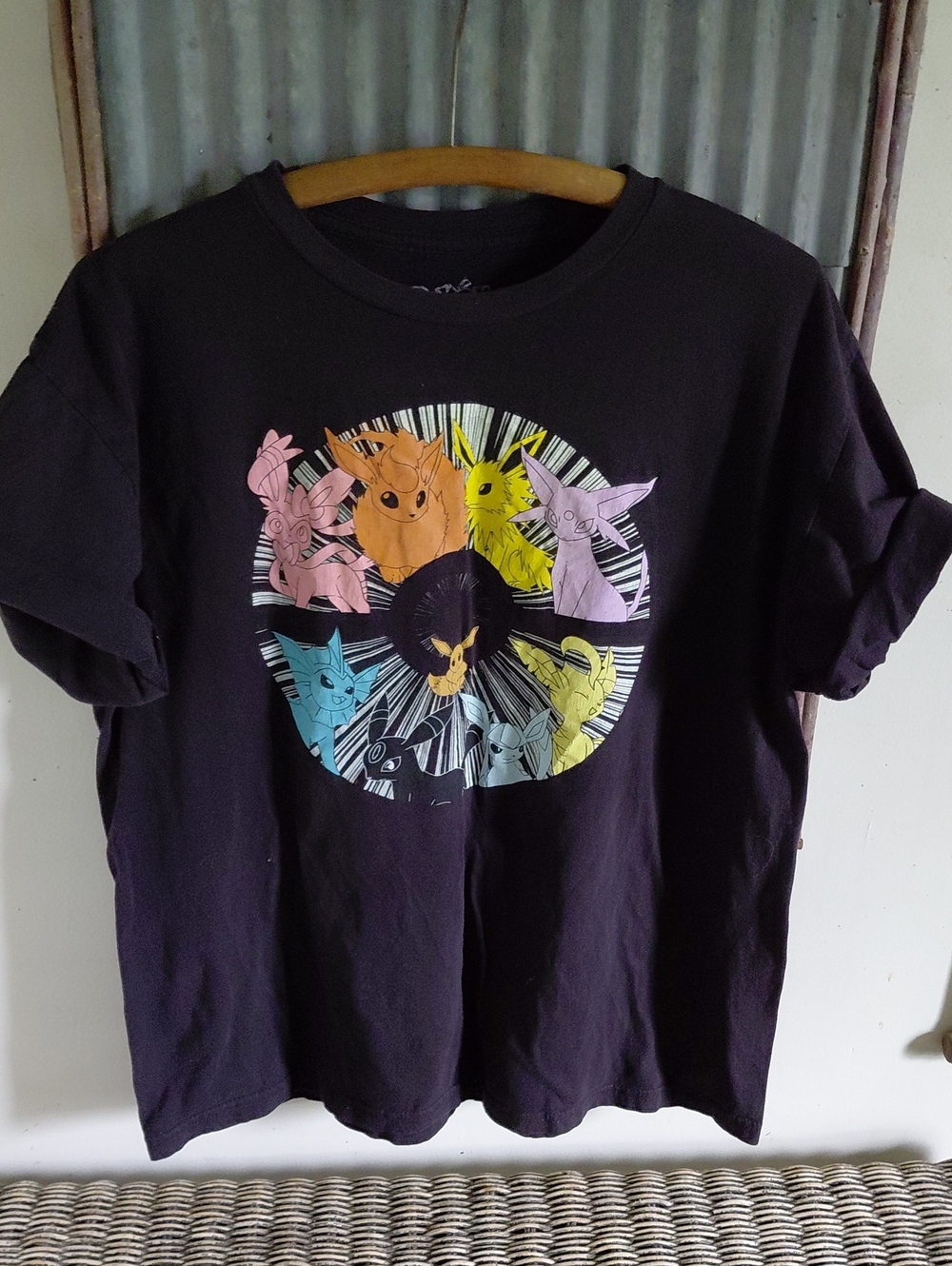 Hybrid Apparel Pokèman Unisex Black Tee